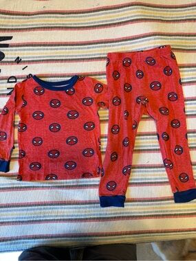 Marvel Red Spider-Man Face Pajama Set